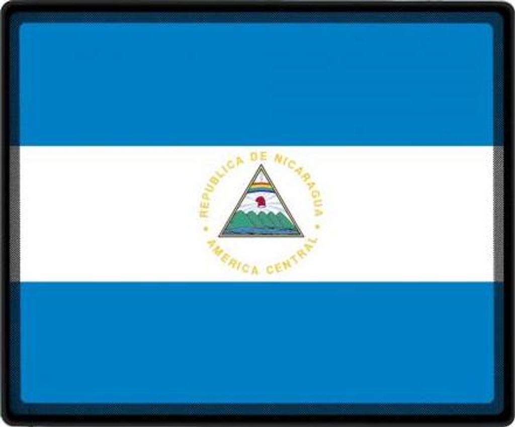 Mousepad Mauspad mit Motiv - Nicaragua Fahne - 82118 - Gr. ca. 24 x 20 cm
