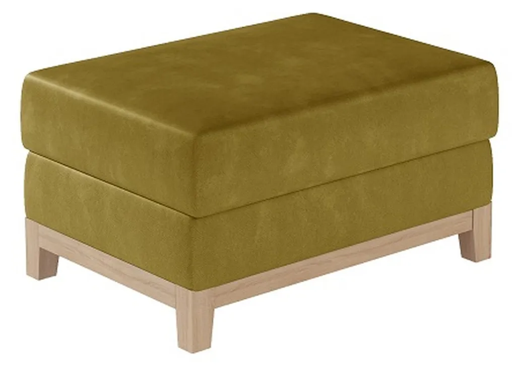 Siège Chaise Ottomane de Salon Design Pufa Bleu - Pouf Rembourré Chic