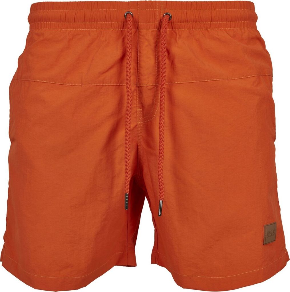 URBAN CLASSICS Block Swim Shorts rust orange rust orange L