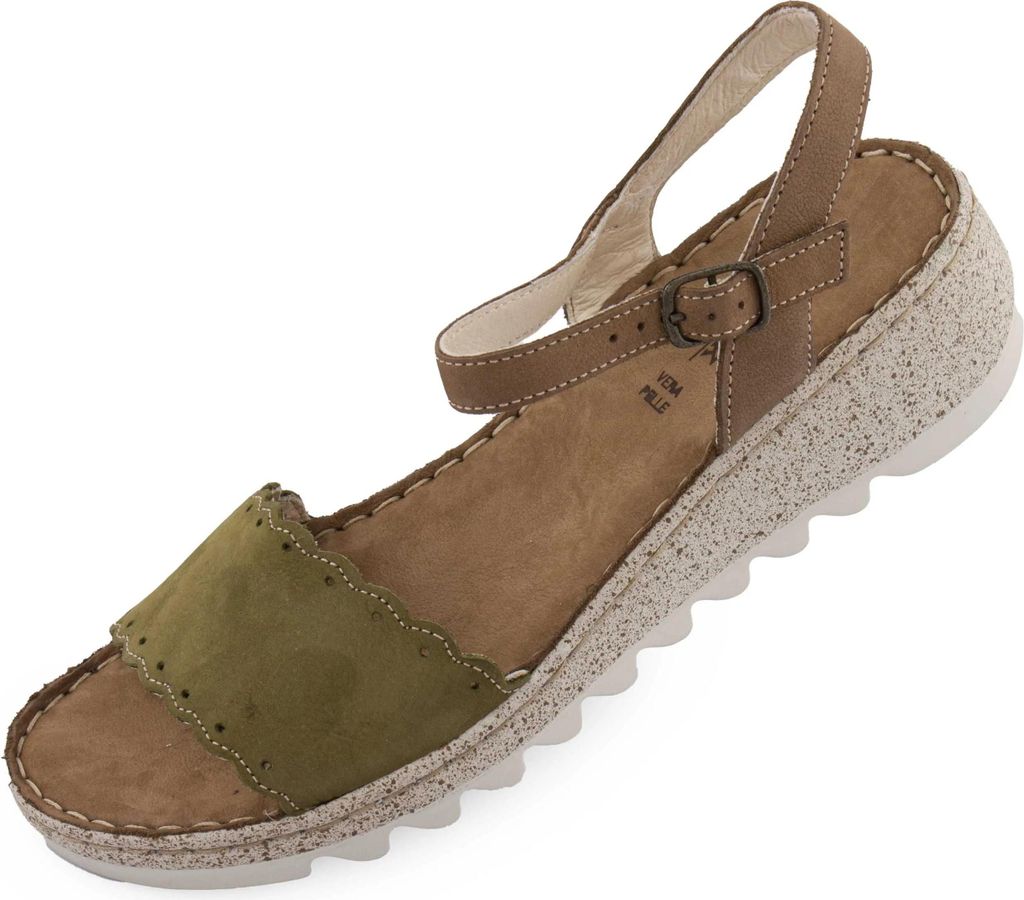 Damen Sandalen Walk Fango Militare Grün - 37 Produktbild 