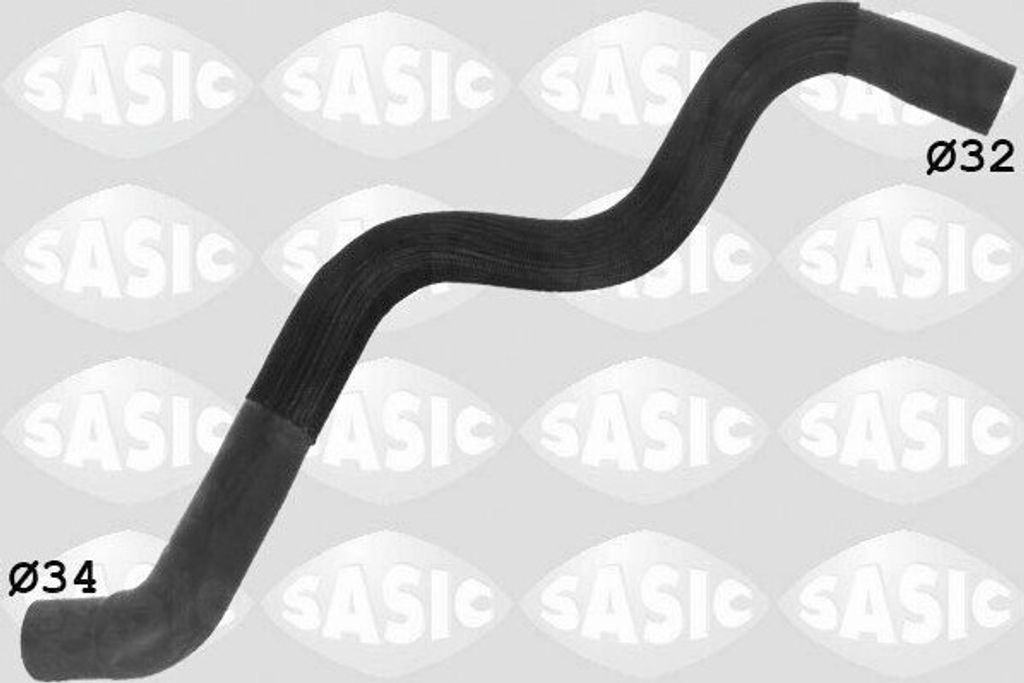 SASIC Kühlerschlauch Wasserschlauch für RENAULT LAGUNA III Grandtour (KT0/1) 3404126