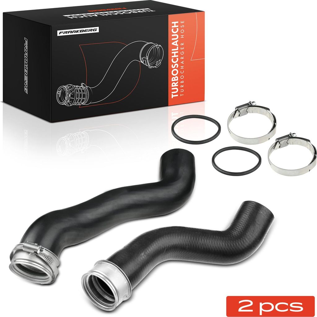 Frankberg 2x Durite d'air de suralimentation Durite de Image du produit 
