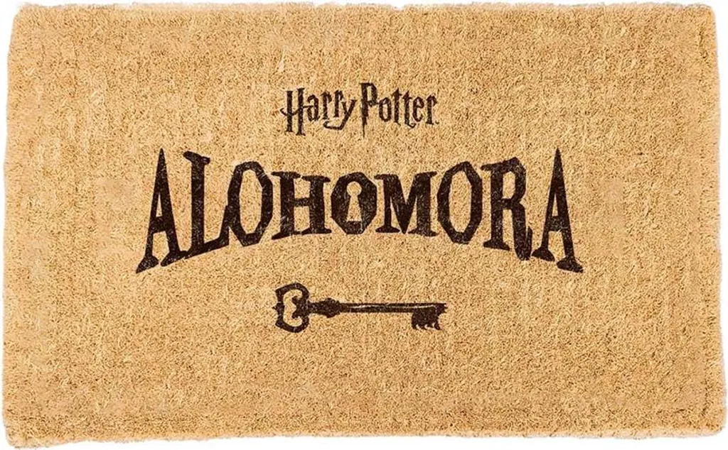 Paillasson Alohomora Harry Potter Beige - Fibre de Coco Taille Unique