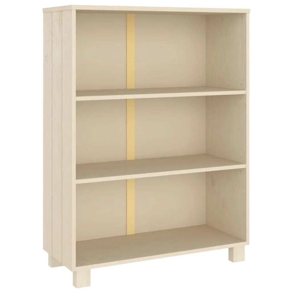 Scaffale HAMAR in Legno di Pino 85x35x112 cm | Libreria Marrone Miele