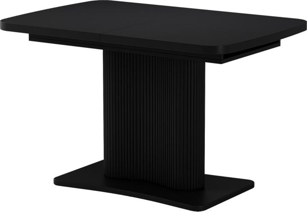 Esstisch Vicco Fenaro Schwarz 120 x 80 cm ausziehbar, Model 58009
