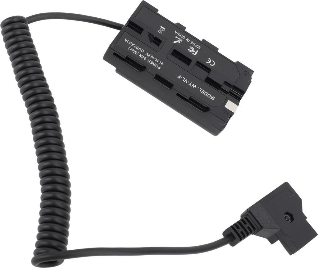 D-Tap auf NP F550 Dummy-Batterie, 37-100 cm Kabel, hohe Umwandlungseffizienz, vollständig dekodiert für Kamera-Monitor-Fülllicht