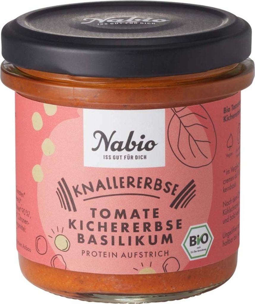 Nabio Knallererbse Kichererbse Tomate (140 g)