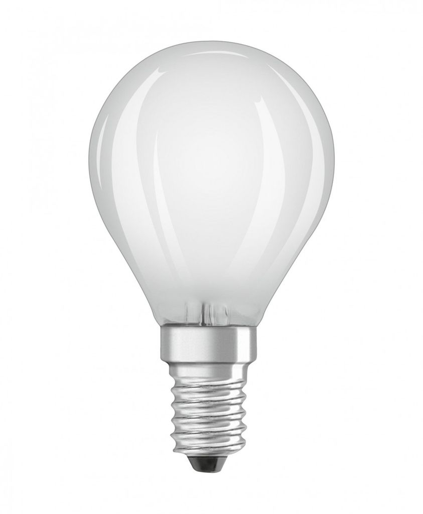 Osram LED Filament Leuchtmittel Tropfen 4W = 40W E14 matt Produktbild 