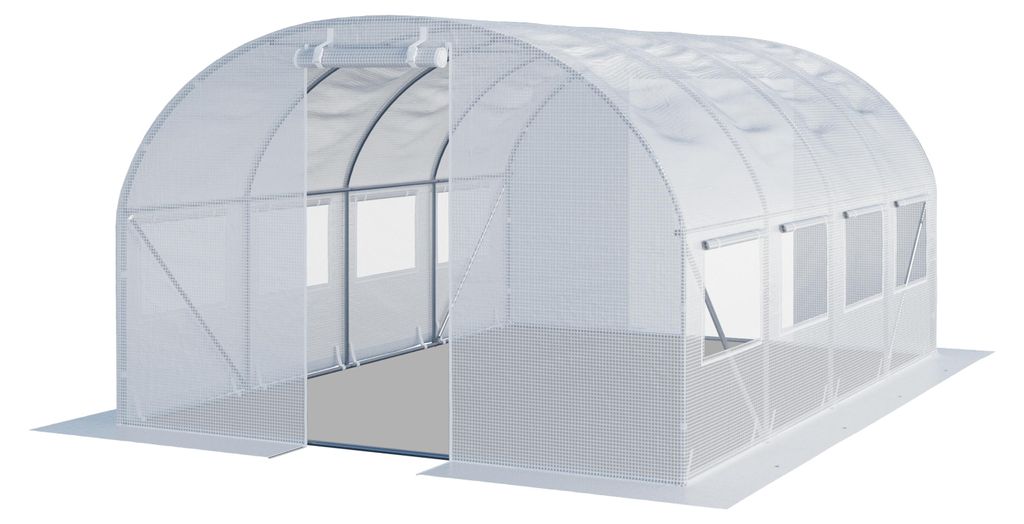Fóliovník TOOLPORT 3x4 m, stabilní a odolný, s okny–fólie z Obrázek produktu 