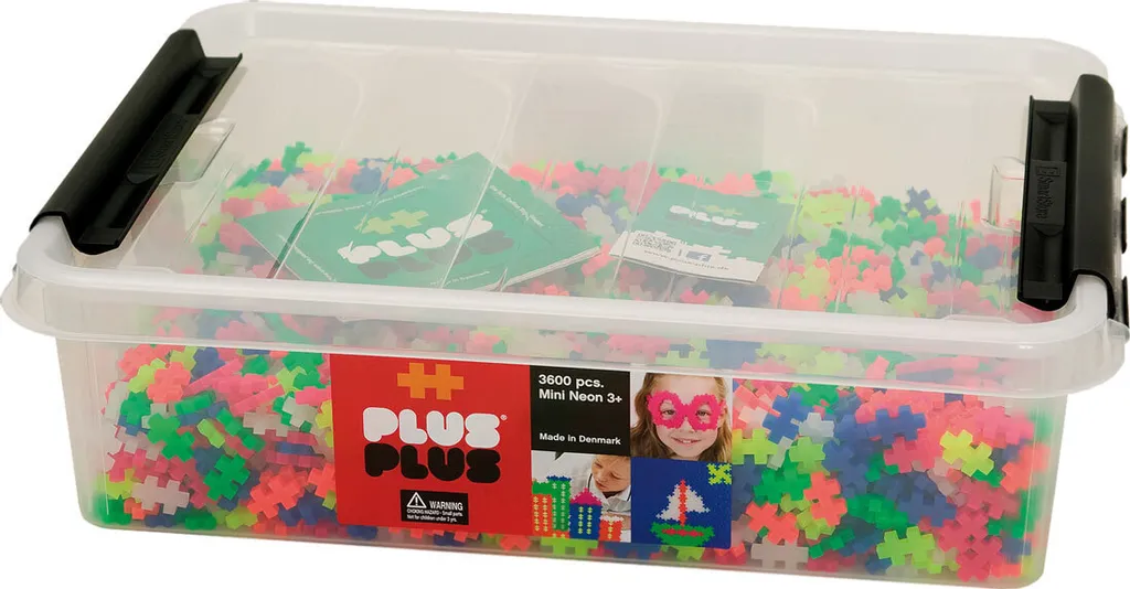 Jeu de briques Plus-Plus Neon 3600 briques de construction colorées