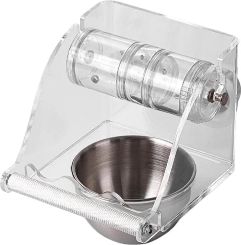 Mangeoire Interactive pour Volière Intérieure : Inox et Anti-Gaspillage