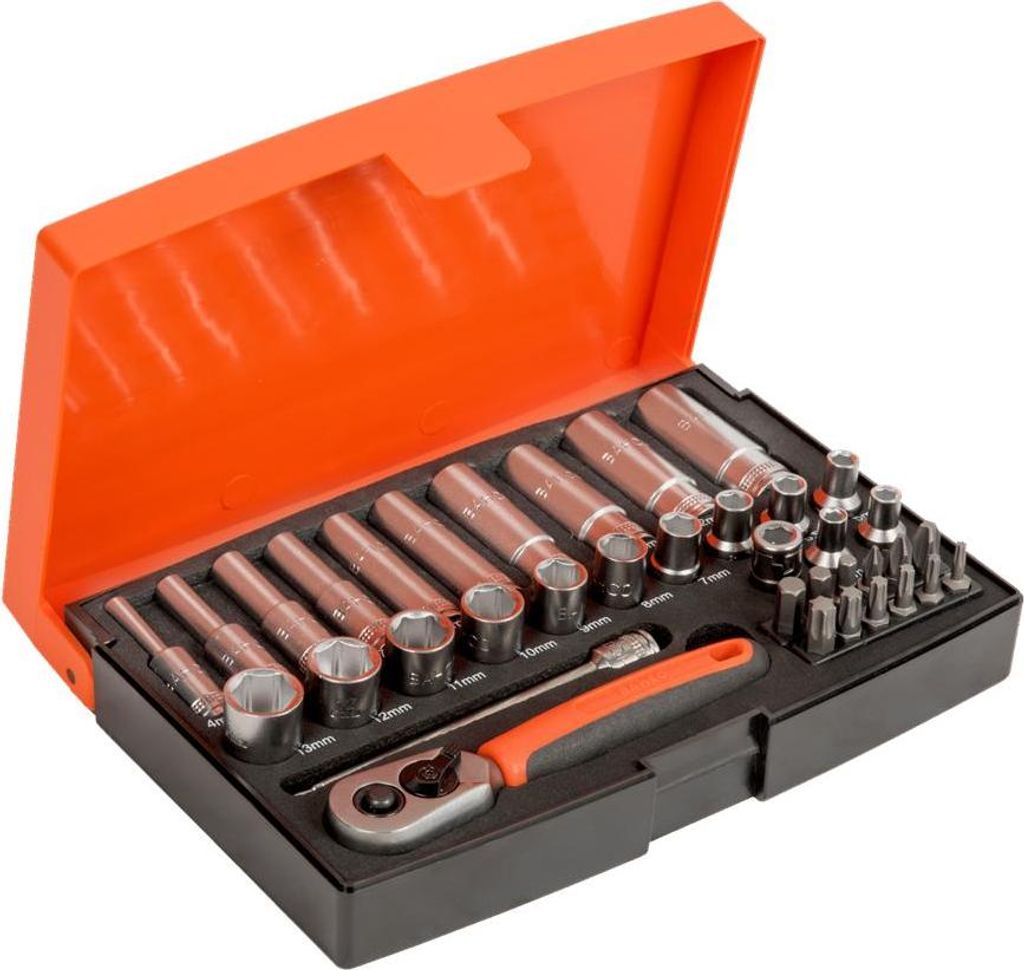 Bahco Steckschlüsselsatz 37teilig SL25L (SL25L)