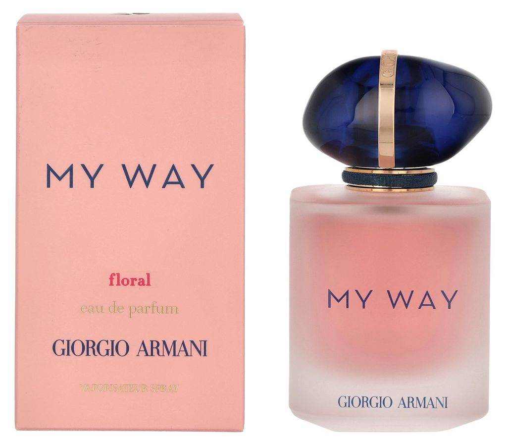 Giorgio Armani My Way Floral, Frauen, 50 ml, Nachfüllbare Flasche, Grüne Mandarine, Orangenblüte, Neroli, Tuberose, Vanille, Weißer Moschus
