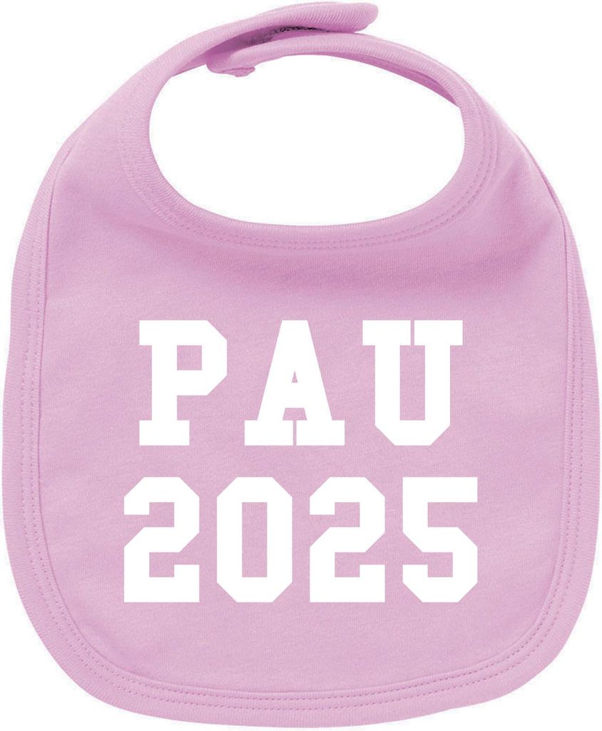 Huuraa Unisex Babylatz PAU 2025 Abschluss Spanien Geschenk Babypink Baumwolle PAU 2025 Mitbringsel