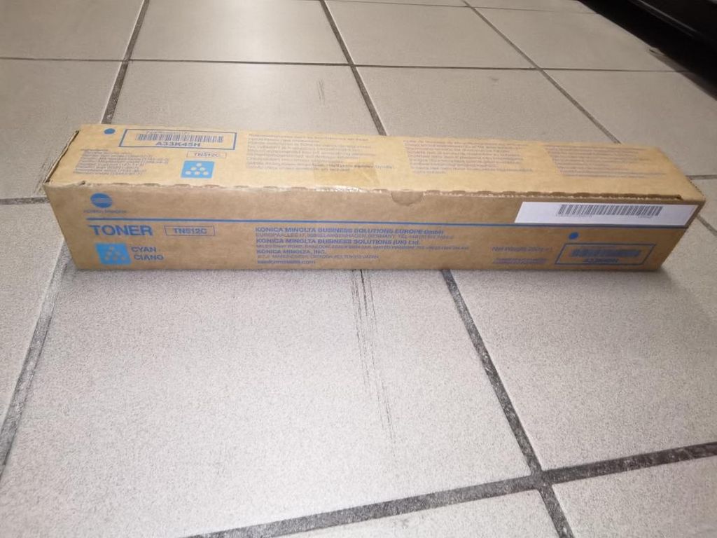 Konica Minolta TN-512C Tonerkartusche A33K45H Cyan für Bizhub C454/C554