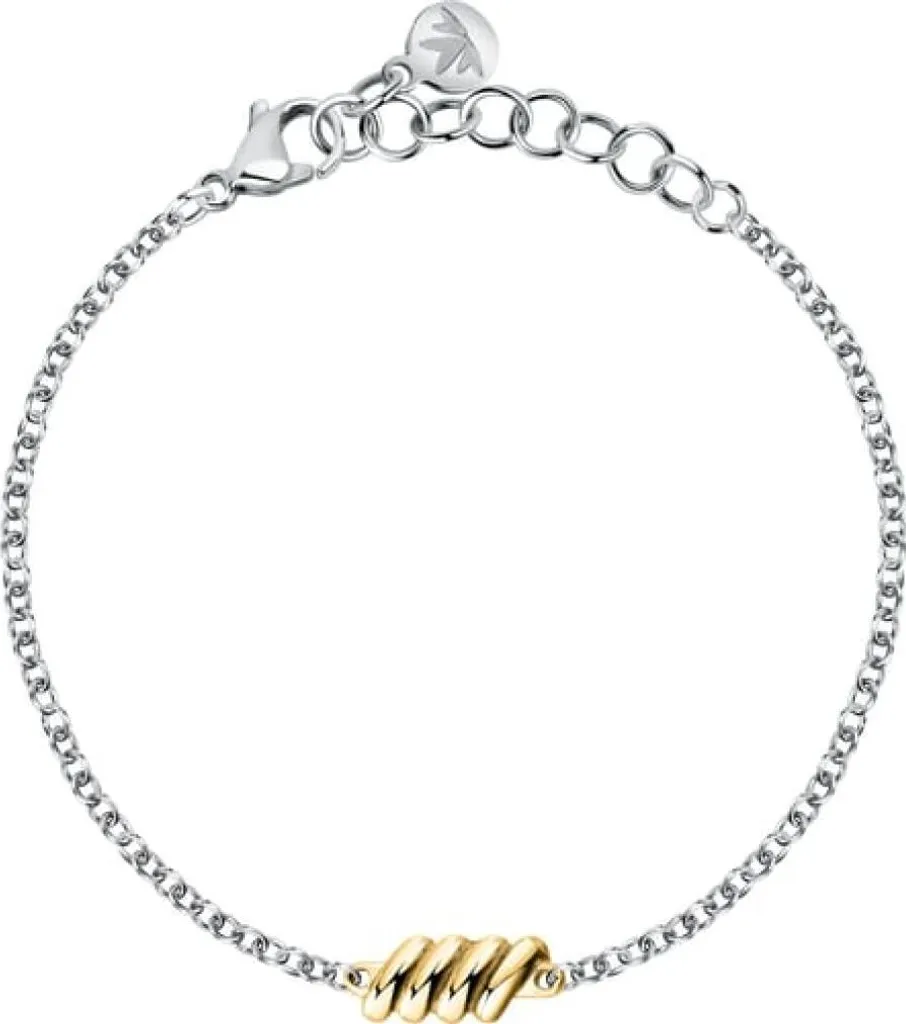 Bracelet Acier Durable Bicolore SAWZ08 - Ne Ternit Pas, Style Garanti