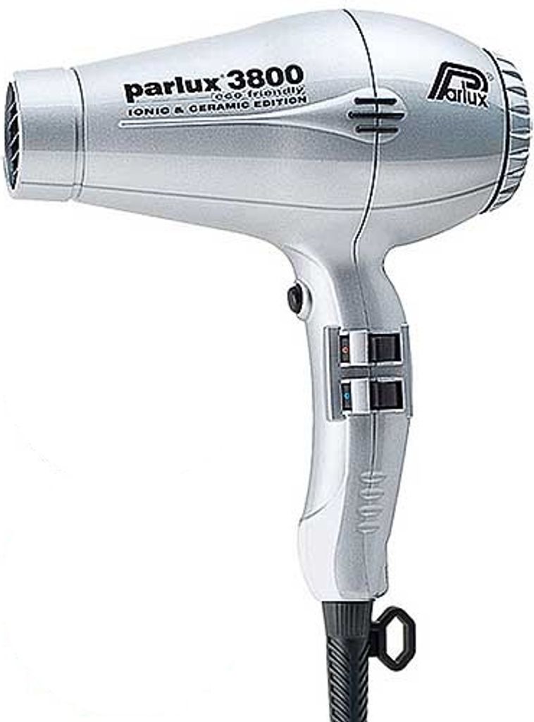 Parlux 3800 ECO Friendly Haartrockner, 2100 Watt, Ionen-Technologie, 4 Heiz-/2 Gebläsestufen, KÃ1/4hlstufe