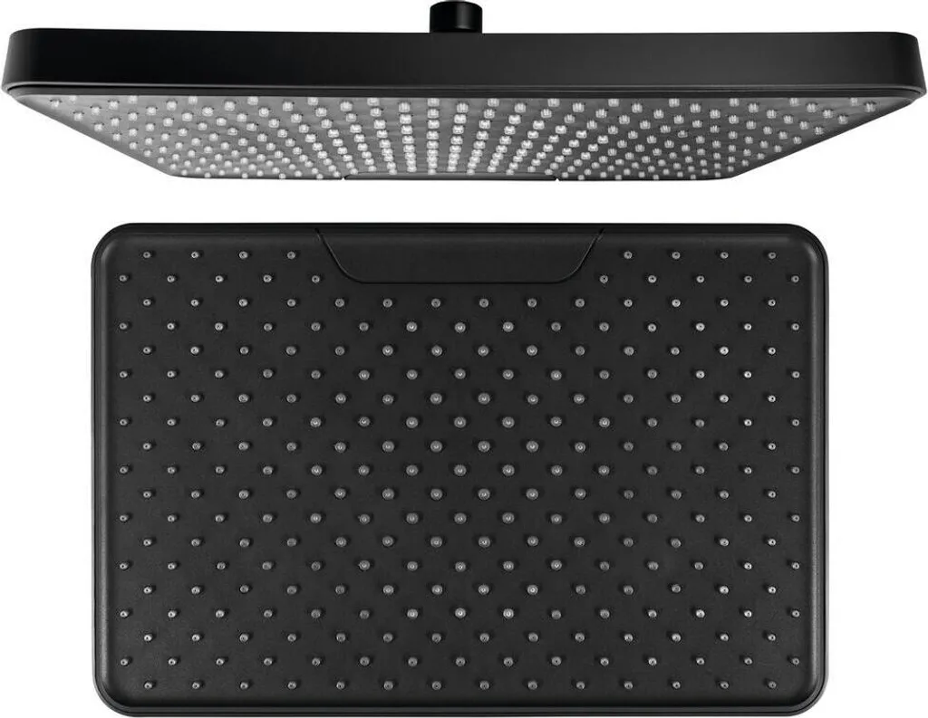 Soffione Doccia Nero Opaco ABS 205x305mm | Miglior Prezzo Qualità