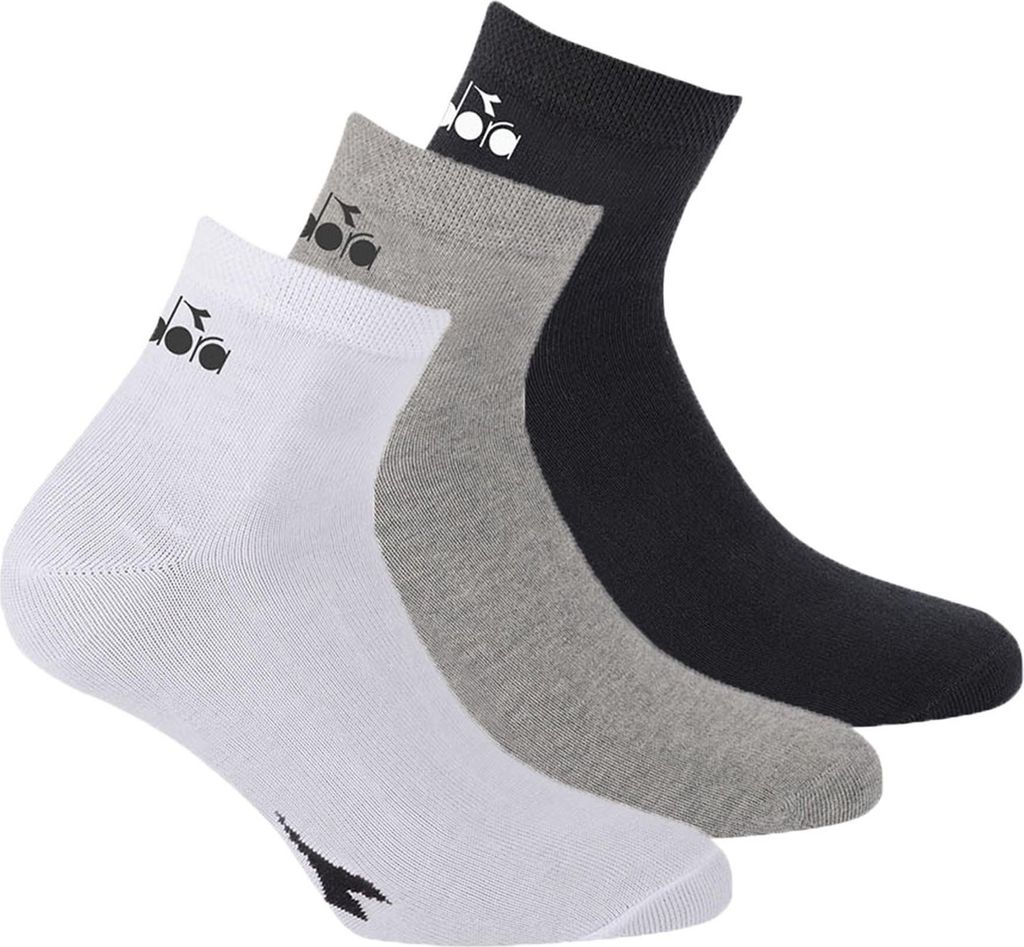 Diadora Uni Socken - 3er Pack, Quarter, Logo Mehrfarbig Produktbild 