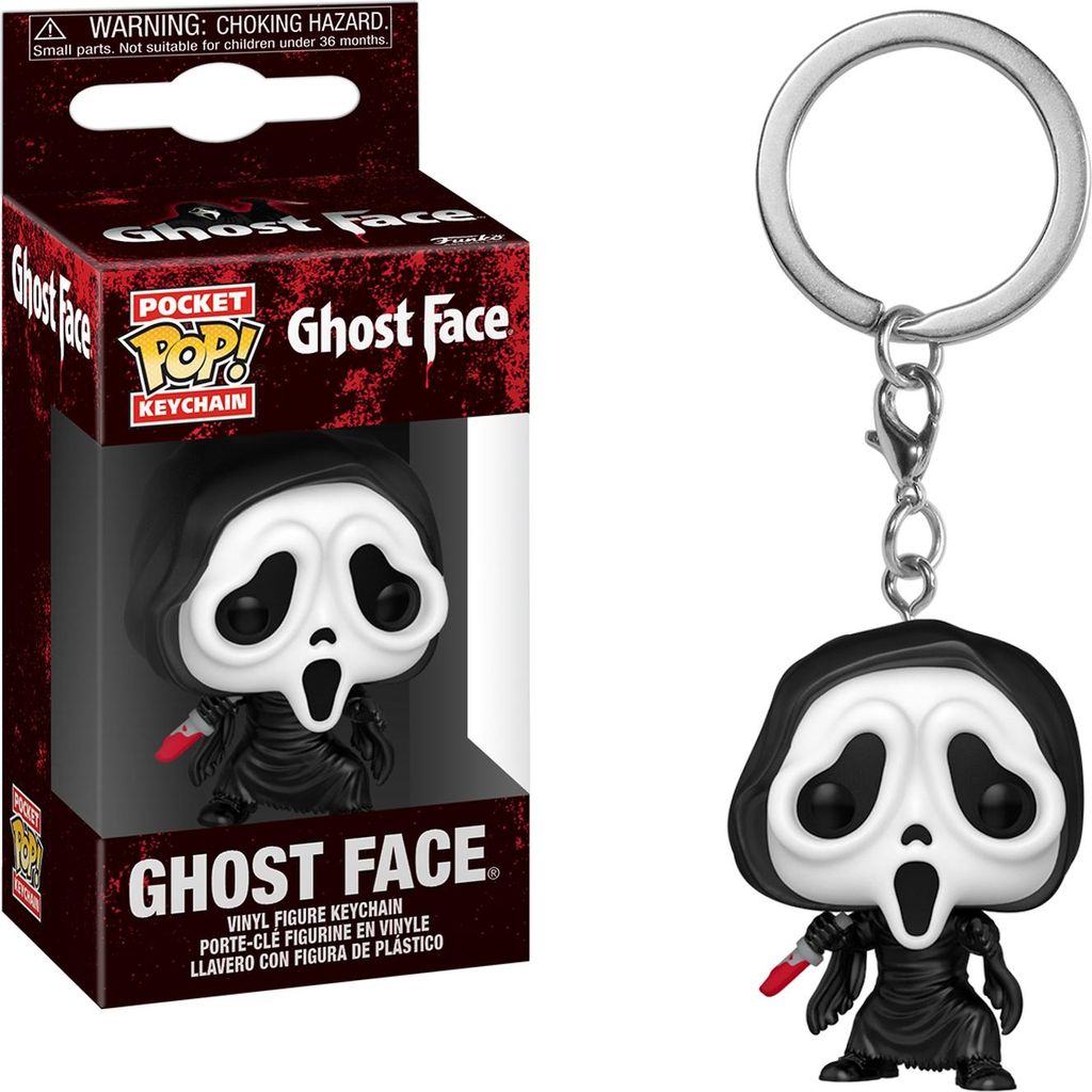 Horror Ghost Face - Ghost Face Schlüsselanhänger Funko Pocket POP! Keychain
