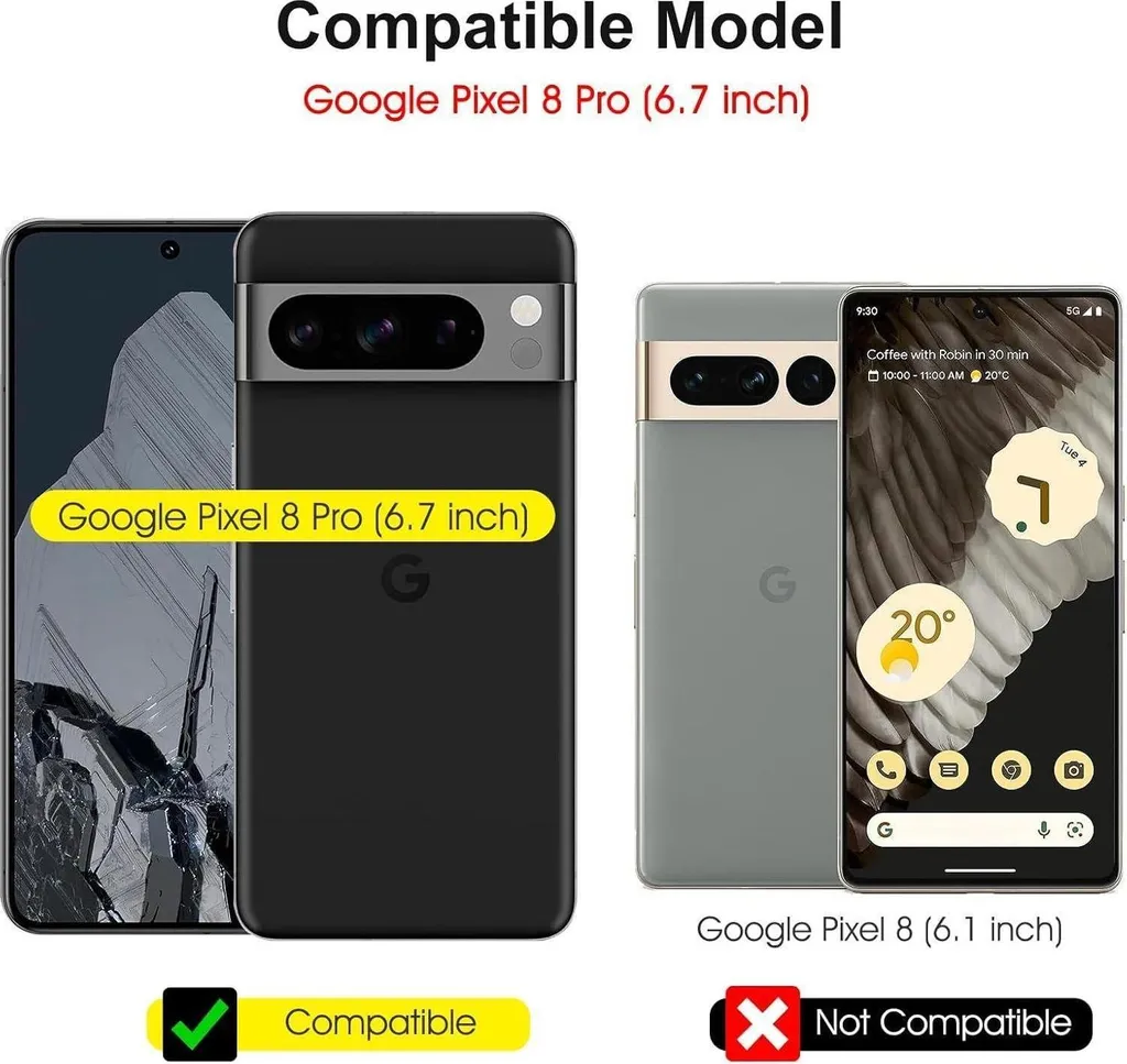 Pack Protection Intégrale Google Pixel 8 Pro avec Verre Blindé Écran - 2