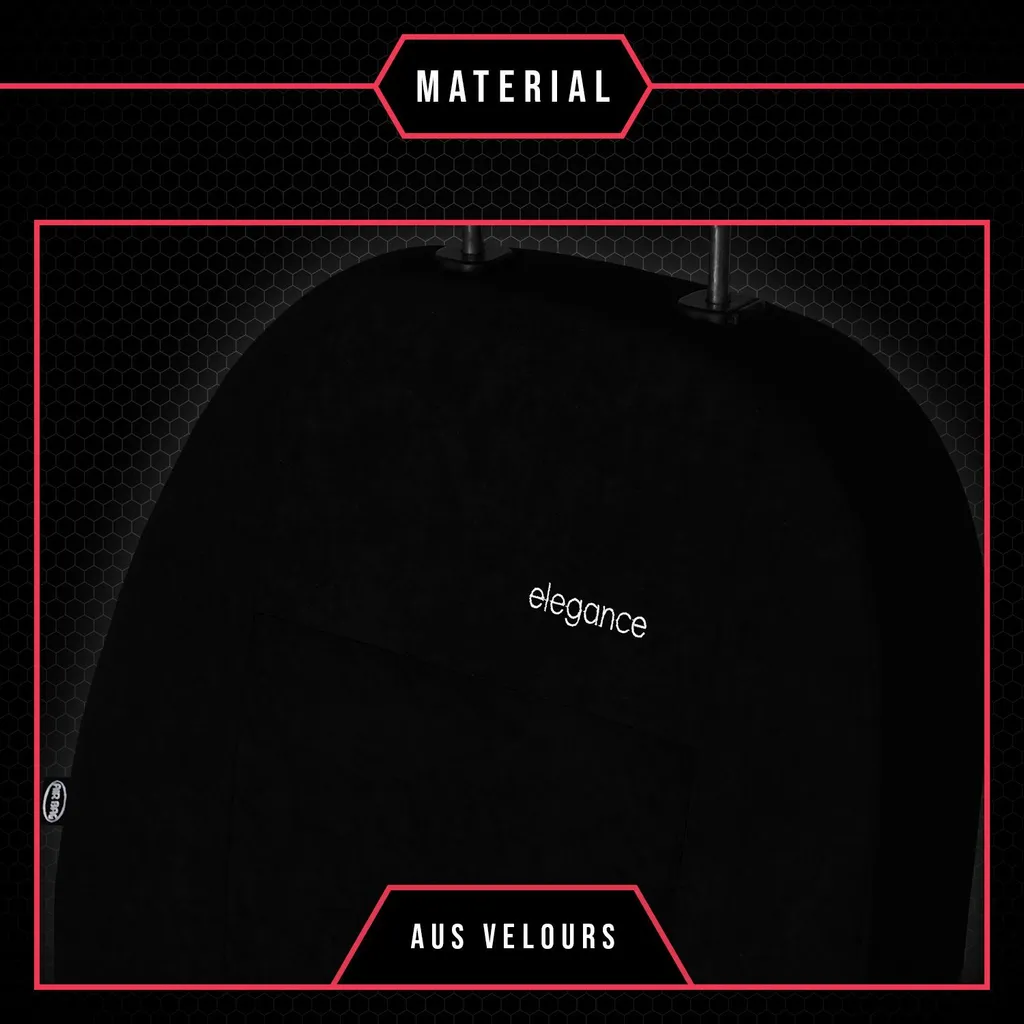 Set Coprisedili Auto Hyundai i10 Nero | Miglior Rapporto Qualità-Prezzo - 6