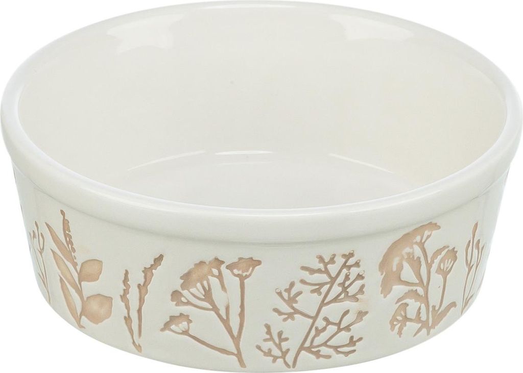 Keramiknapf 0,7 l/ø 16 cm weiß/taupe Produktbild 