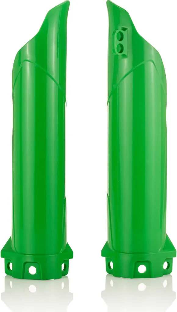 Protège-fourche ACERBIS vert pour moto KAWASAKI KX et KXF - Paire