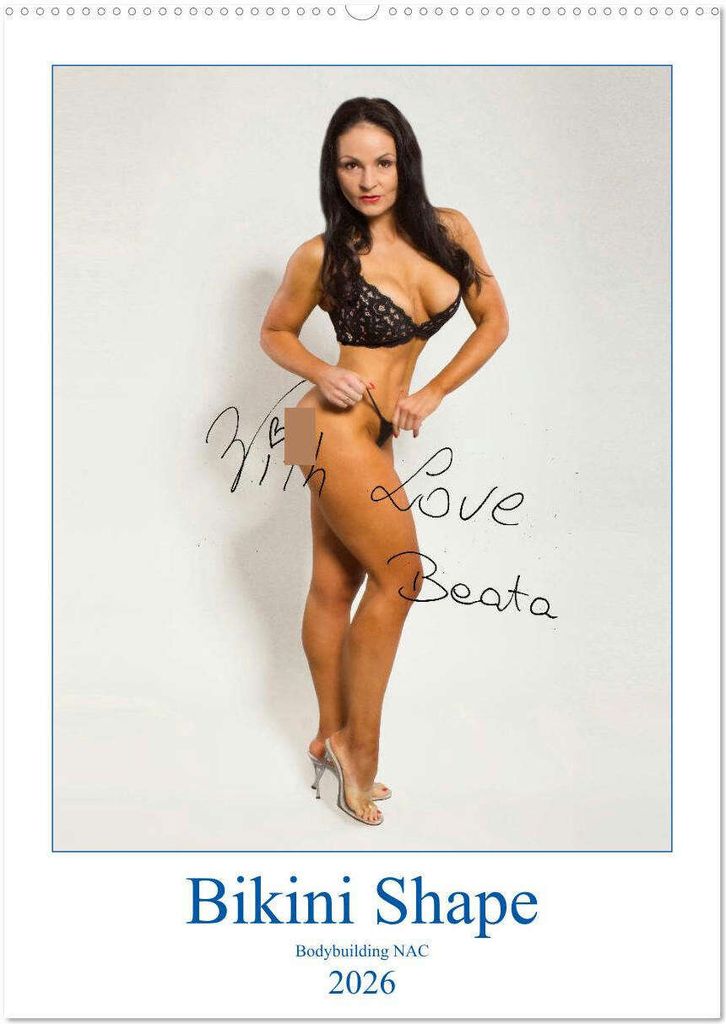 Bikini Shape (Wandkalender 2026 DIN A2 hoch), CALVENDO Monatskalender