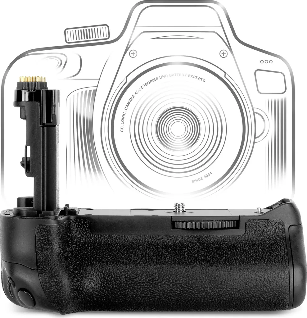 CELLONIC Impugnatura BG-E16 compatibile con Battery grip per fotocamera fotografia verticale multifunzione portabatterie LP-E6N