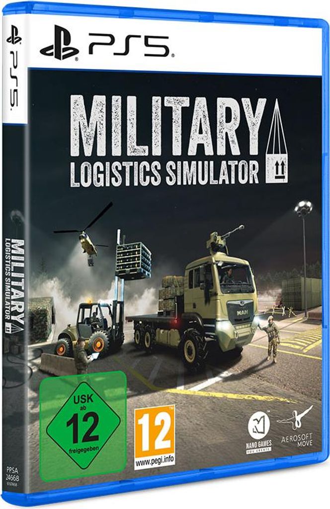 Aerosoft Military Logistics Simulator PS5 Militär Logistik & Lager Simulation Playstation 5 Spiel
