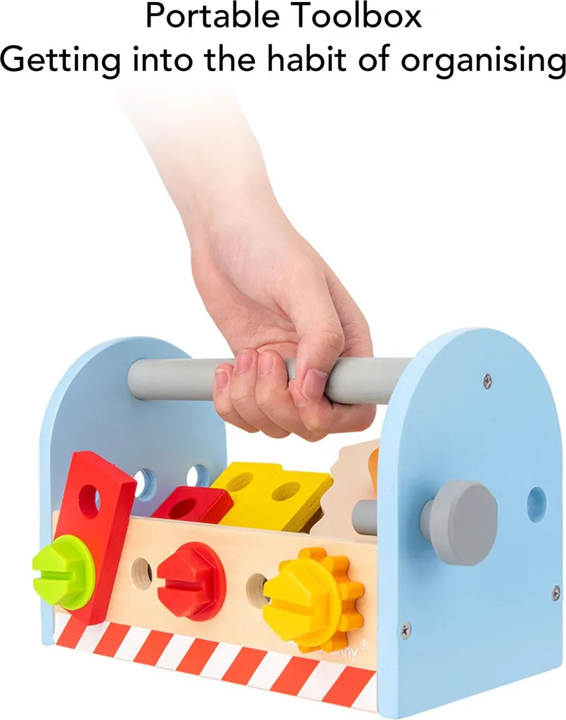 Dites stop aux écrans avec ce coffre à outils bois pour enfants