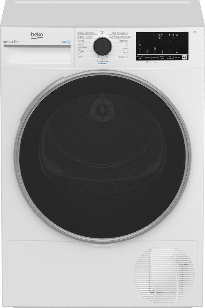 Beko B3T42249S Trockner 8kg SteamCure Hygiene Trocknen Produktbild 