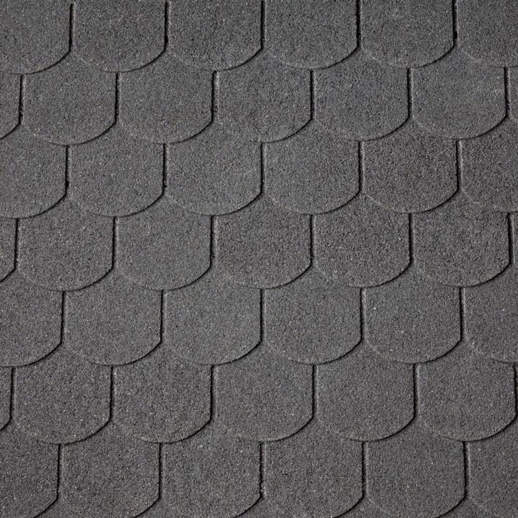 Colibri 3150.193, shingles beaver tail, Bitumen, Schwarz, Produktbild 