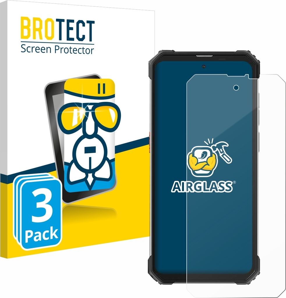 3x BROTECT Schutzglas für Blackview BV8900 Schutzfolie Produktbild 