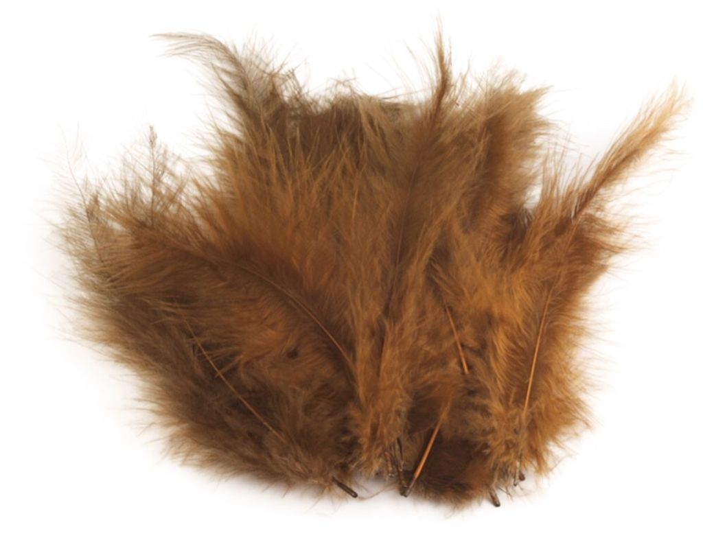 15-20 Flaumfedern 09-17cm gefärbt Bastelfedern Produktbild 