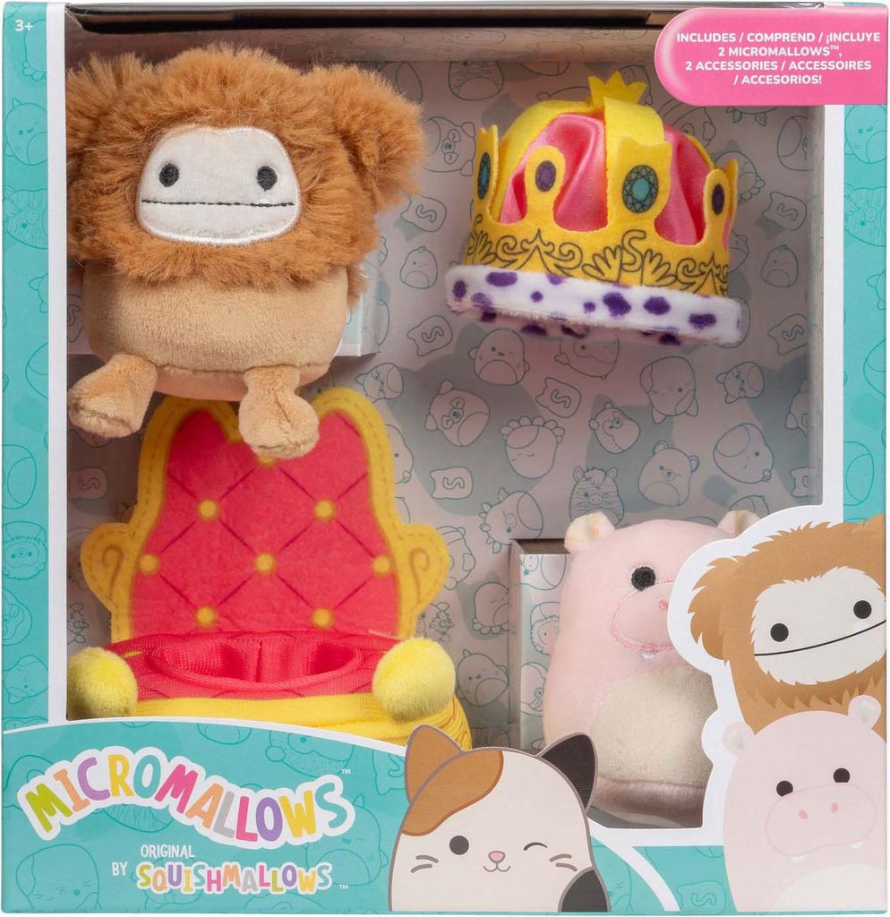 Squishmallows Kuscheltier Parade Float Micromallows Set mit Zubehör