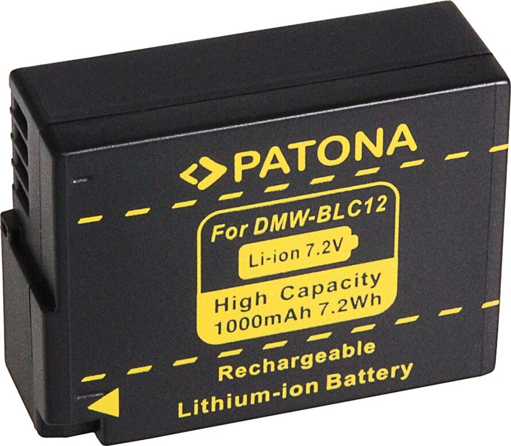 PATONA Akku Für Panasonic Lumix – 2 Stück, Kompatibel Mit DMC-FZ1000, G5, G6, GH2