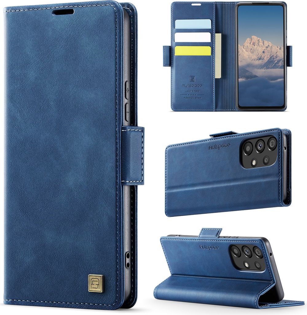 Étui en cuir pour Samsung Galaxy A52 5G, protection RFID, Image du produit 