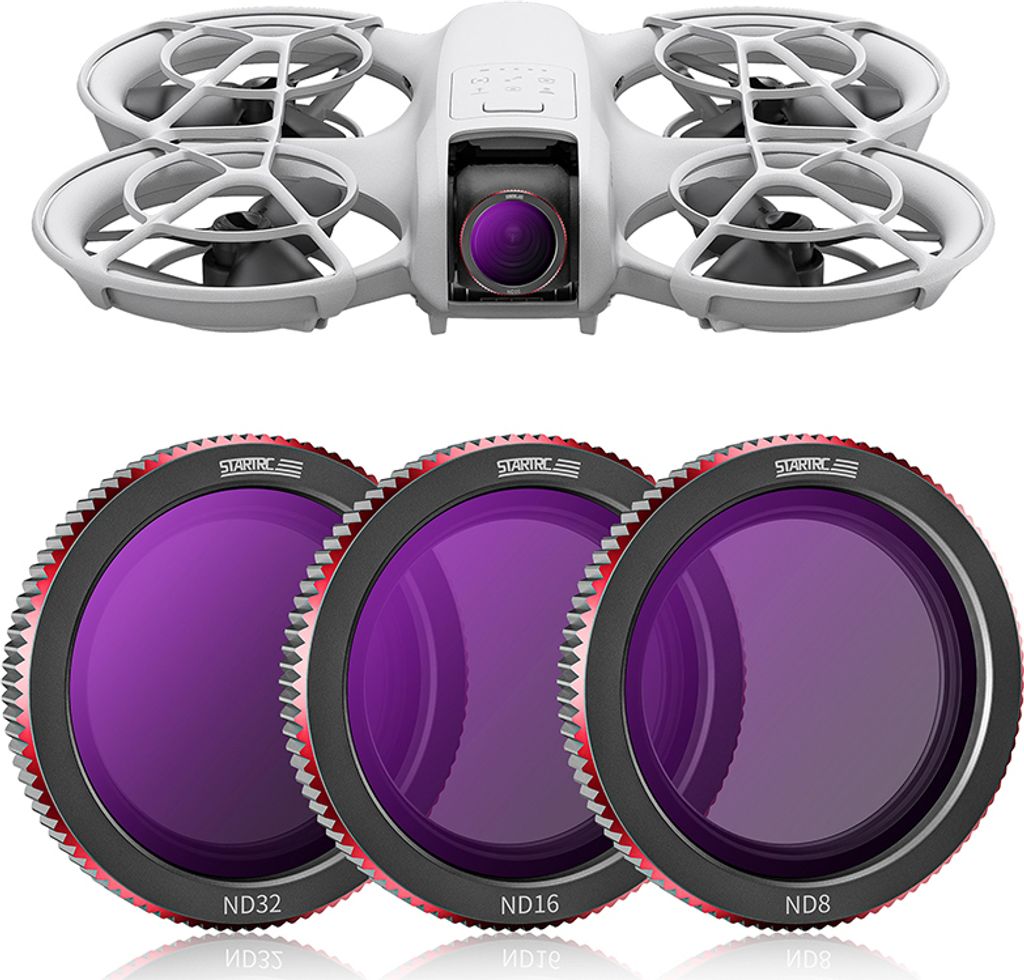 INF Ensemble de filtres DJI NEO : CPL, ND8, ND16, ND32