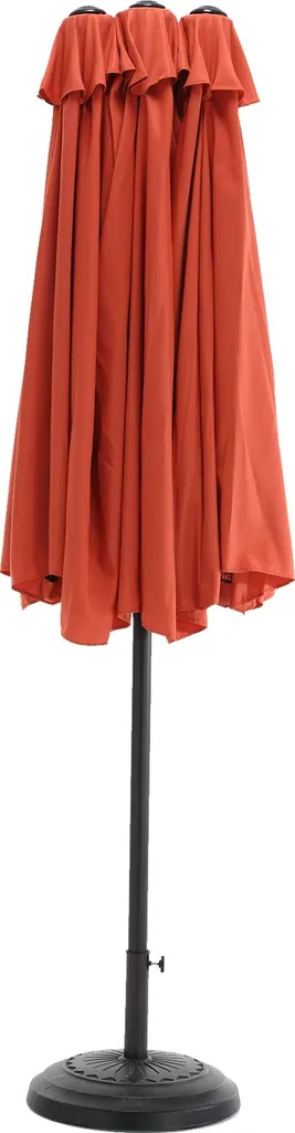 Grand Parasol de Terrasse Rectangulaire Orange pour Grandes Tablées