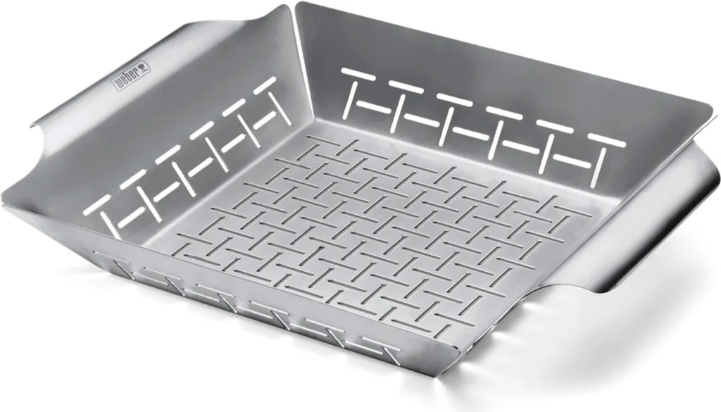 Panier à Légumes Weber 6481 pour Réussir vos Garnitures Grillées au Barbecue