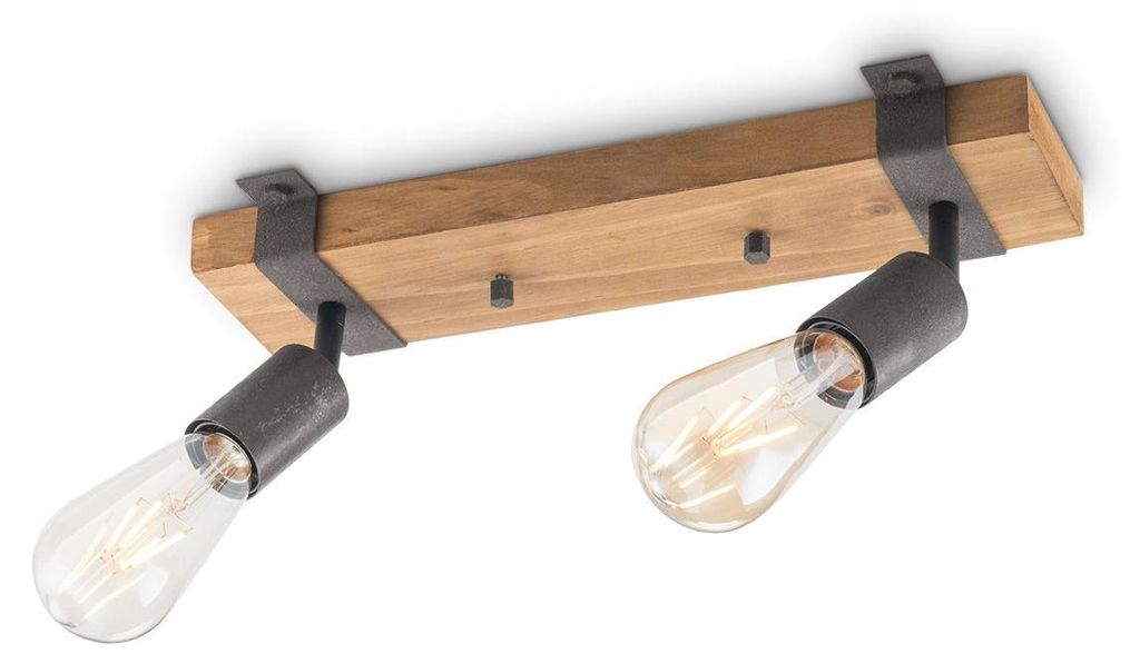 Home Sweet Home Rural LED-Aufbauspot Denton 2L - Anthrazit Produktbild 