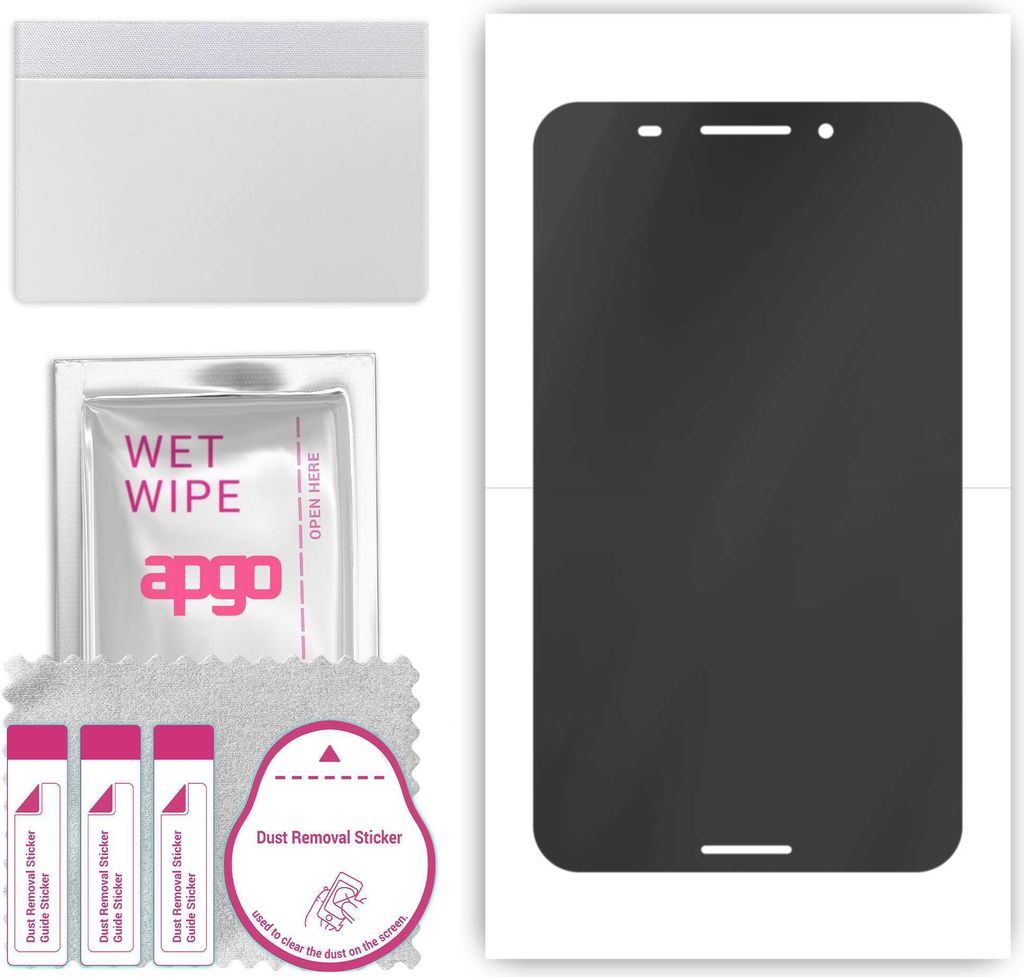 apgo Hydrogel Blickschutzfolie, Matt, kompatibel mit Asus Foneoad 7 FE375CL, Privacy Displayschutzfolie, Schutzfolie mit Positionierhilfe, Anti-Spy...