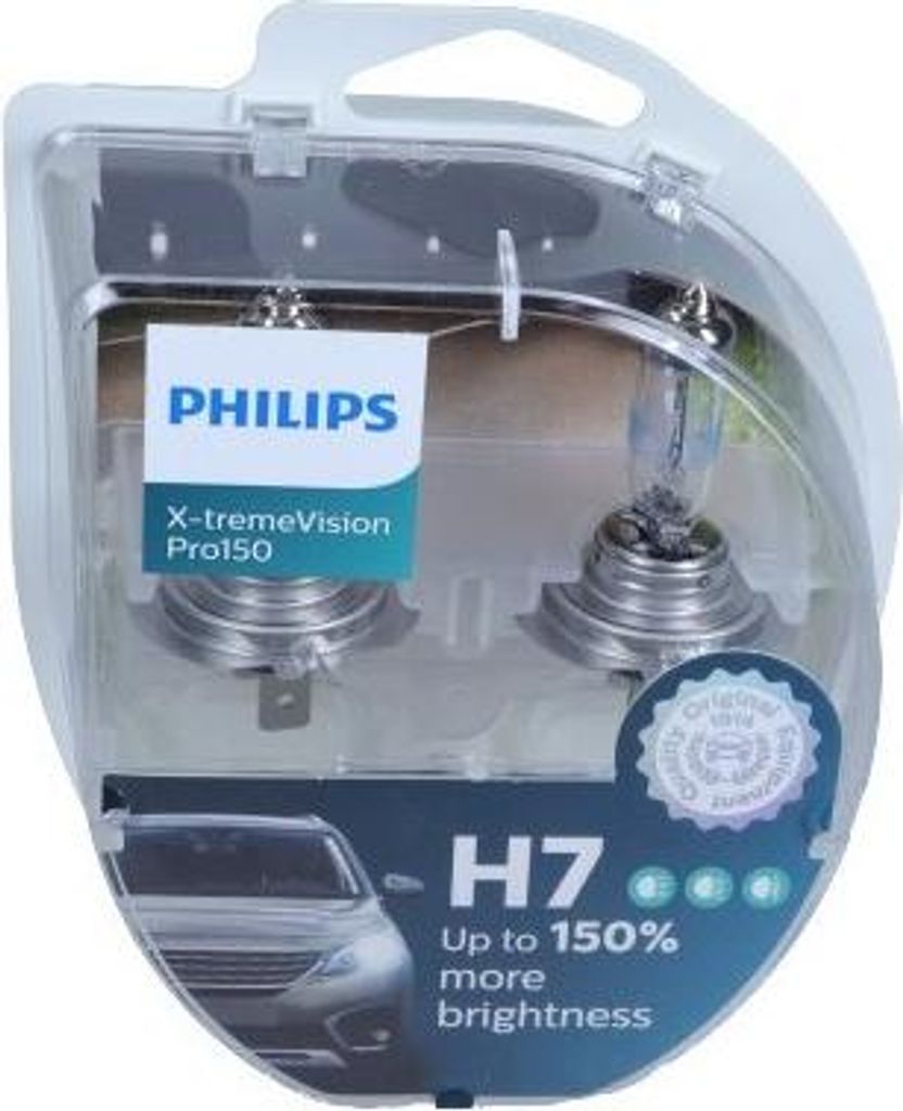 Philips 12972XVPS2 X-treme Vision Pro150 H7, 2 sztuki Zdjęcie produktu 