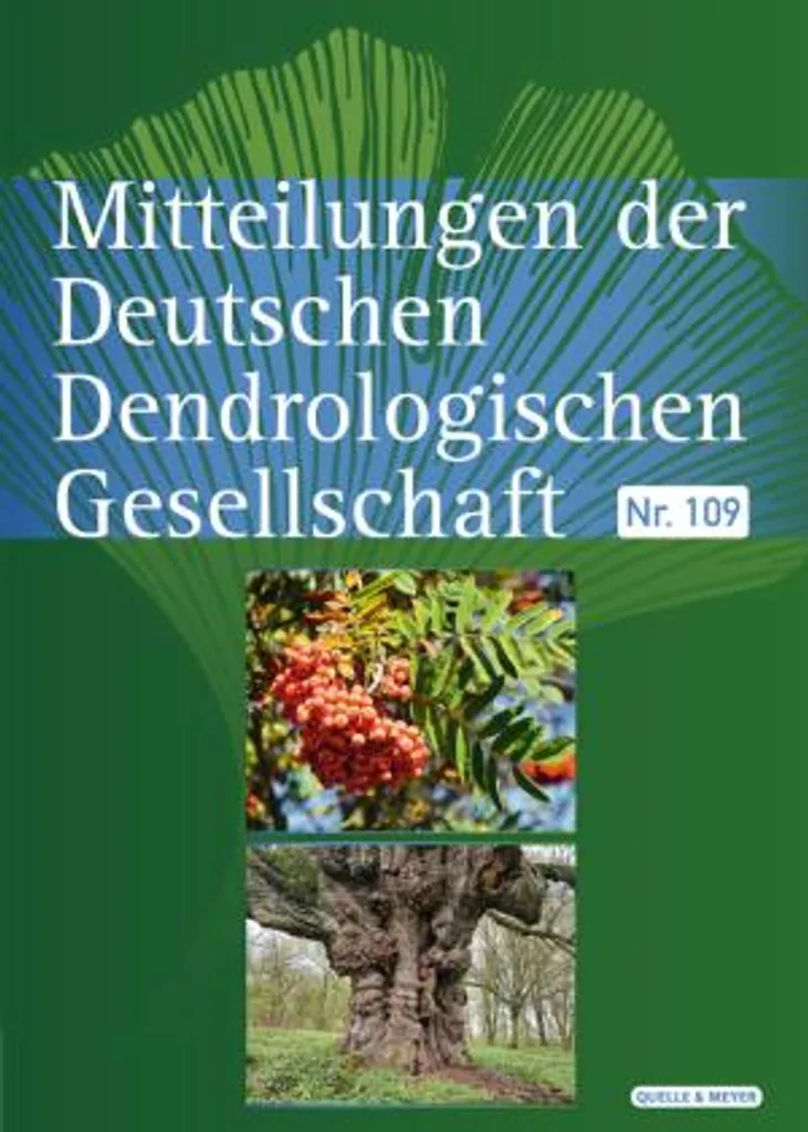Dendrologie Allemande : Mitteilungen Gesellschaft pour Botanistes et Experts - 2
