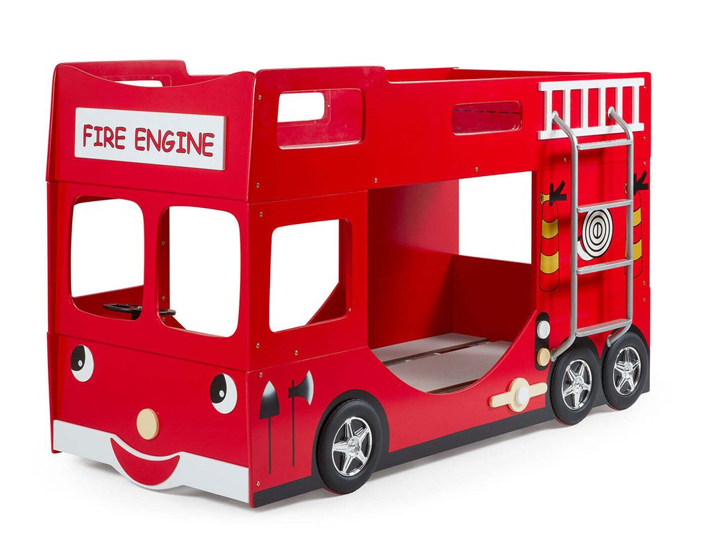 Lit Superposé Camion De Pompier * Image du produit 