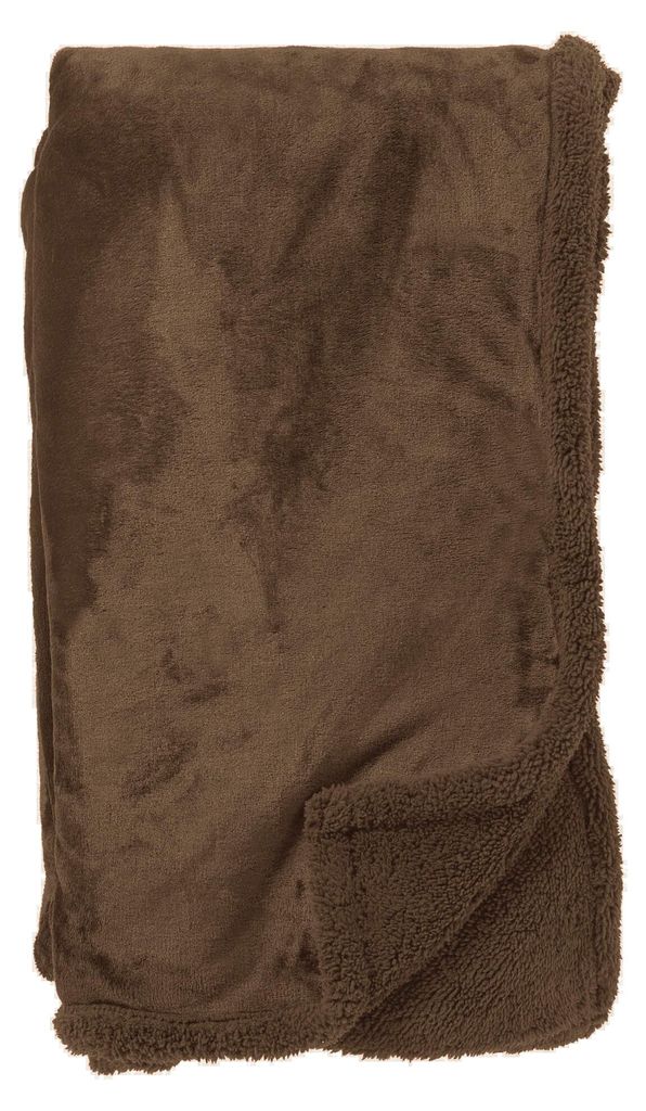 Dutch Decor Wohndecke Teddyfleece Stanley 150x200 cm Braun