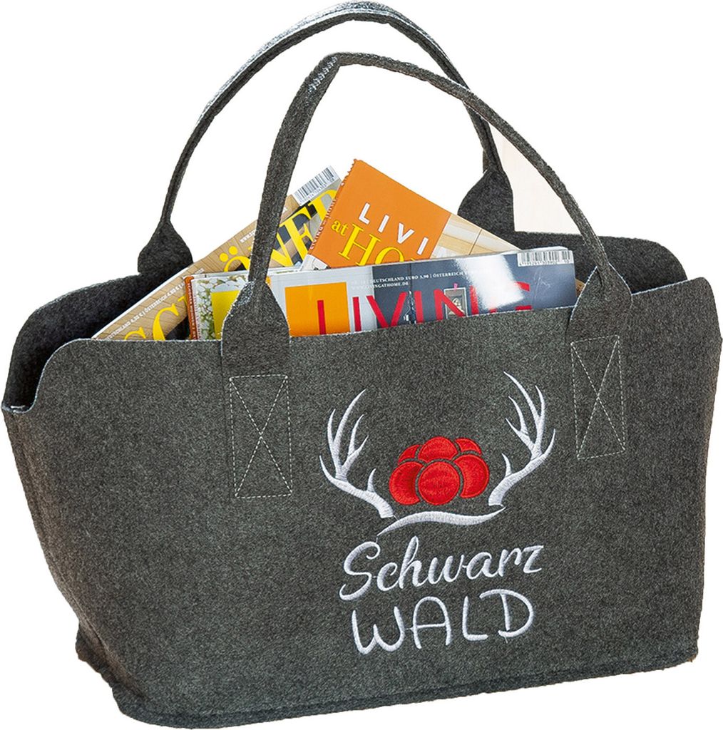 Gilde Filz Tasche "Schwarzwald" VE 4 so 45538 Produktbild 