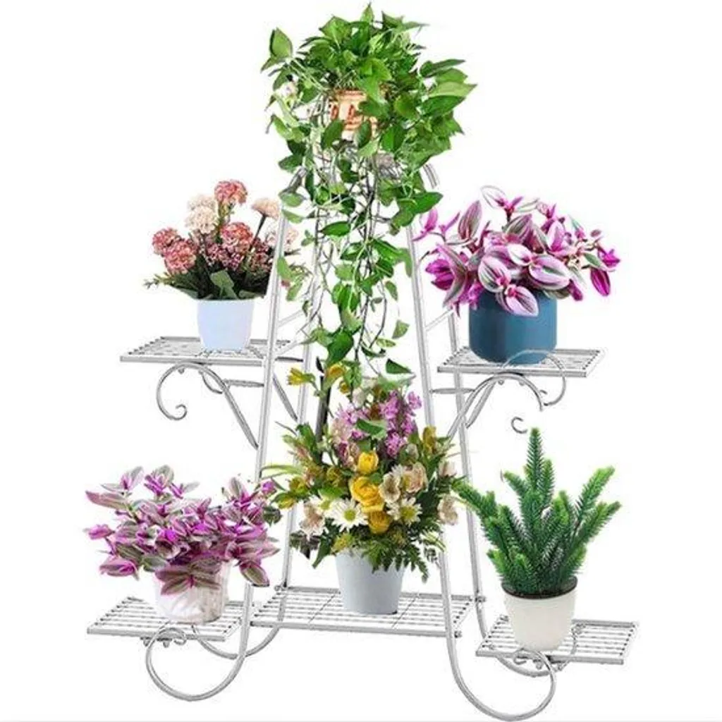 Support plantes 6 niveaux - Gagnez de la place avec ce panneau en métal